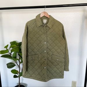 Joie Olive Quilted Jacket